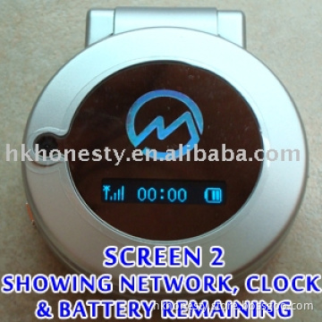 newest stylish watch cell phone with stereo bluetooth, 2gb TF card supported
